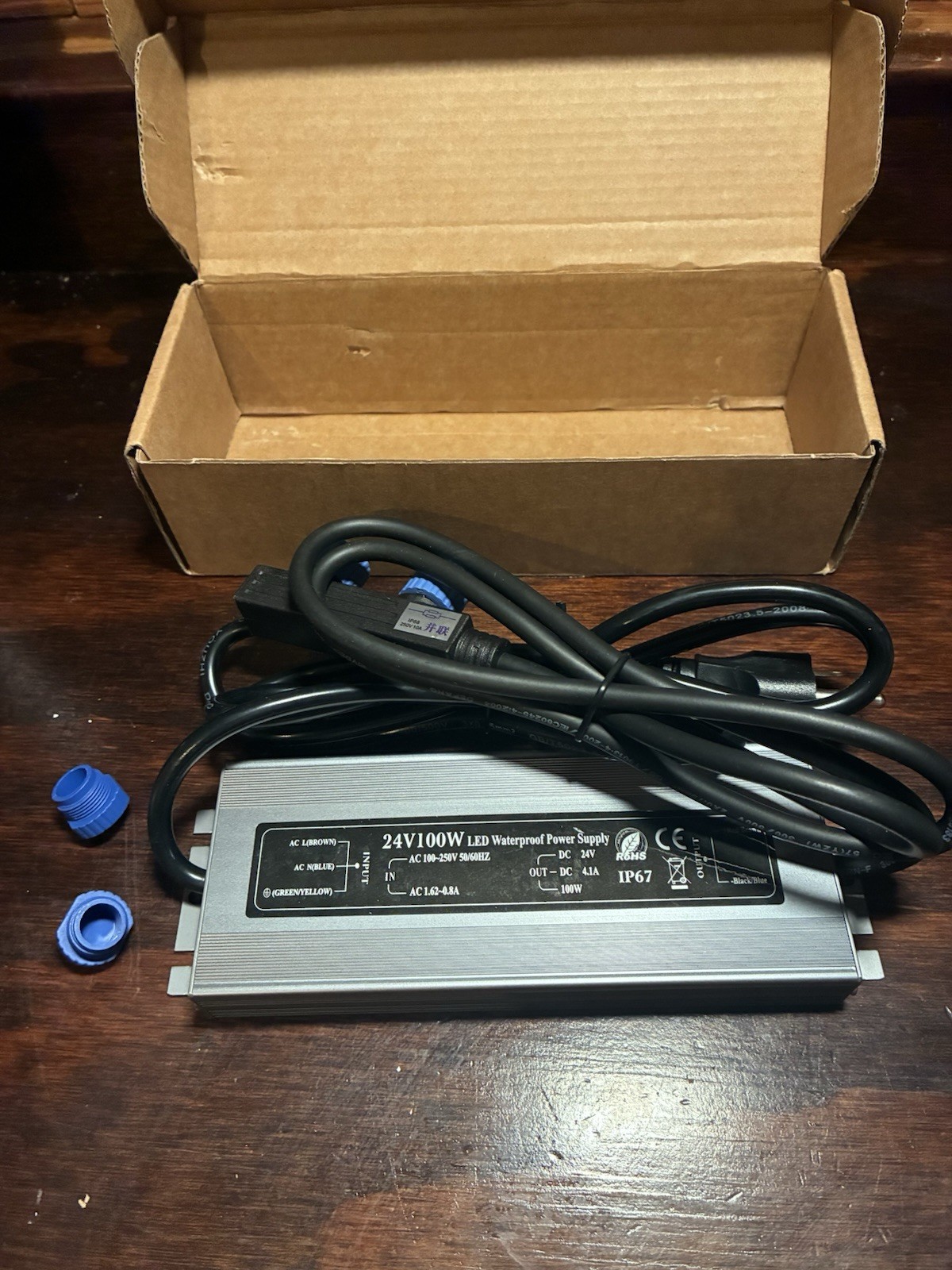 for Philips Hue Bridge Outdoor Low Voltage Lights Strip 24V 100W Power Supply gallery