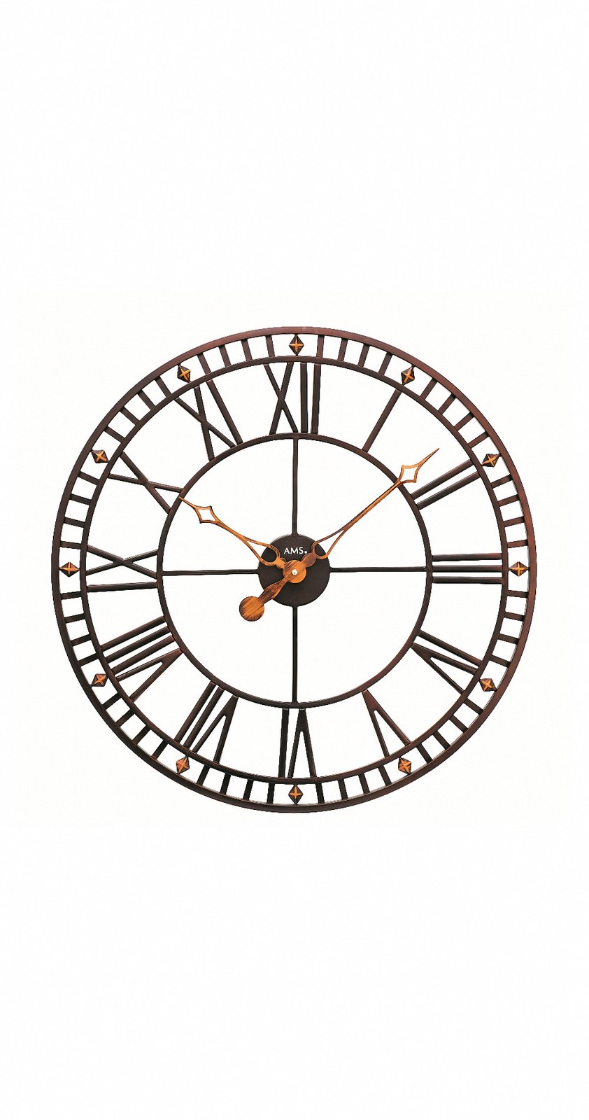 Modern Wall Clock with Quartz Movement by AMS gallery