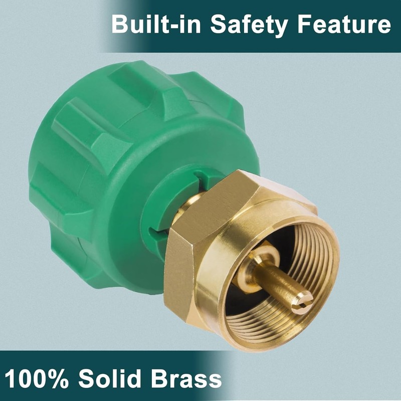 High-Quality Brass Propane Filling Tool: Refill 1lb Cylinders from 20lb Tanks gallery