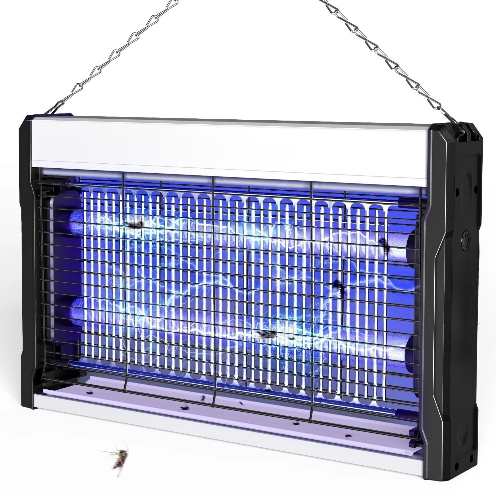 Electric Bug Zapper 3200V Mosquito Zapper Killer,w/Hanging Chain LED Waterproof gallery