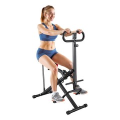 Squat Machine, Deep Squat Rowing Machine for Home, Easy Setup & Foldable Exercis