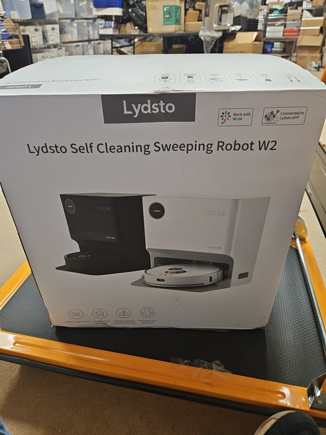 Lydsto Self cleaning sweeping robot w2 black--bw2 gallery