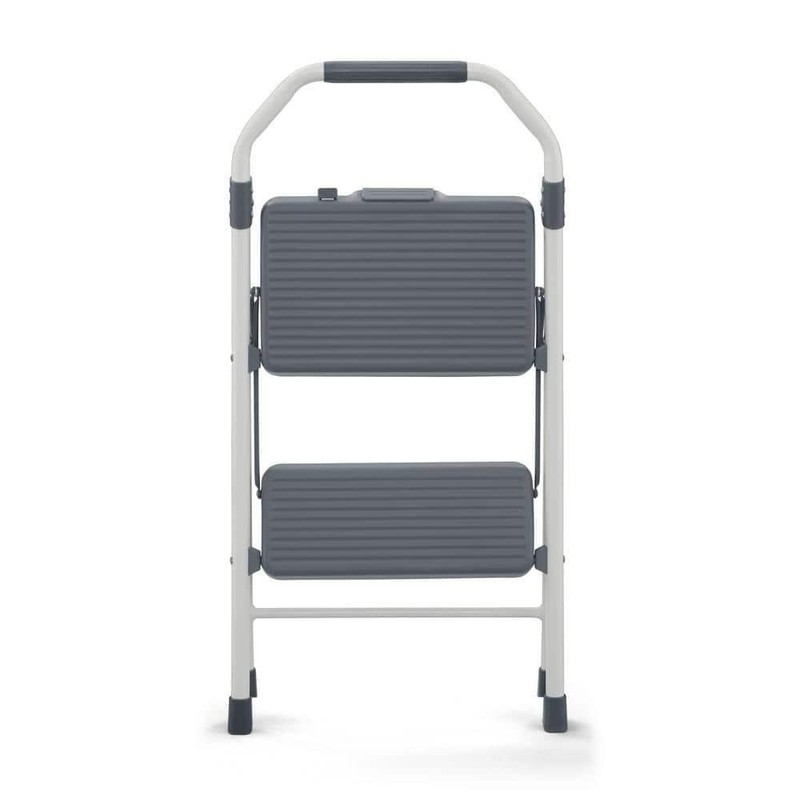 2-Step Compact Steel Step Stool, 225 lbs. Load Capacity Type II Duty Rating NEW gallery