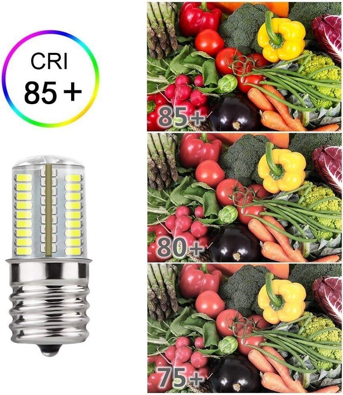 LED E17 Bulb Dimmable - 4W 30W Equivalent, Daylight White for Kitchens, 2-Pack gallery