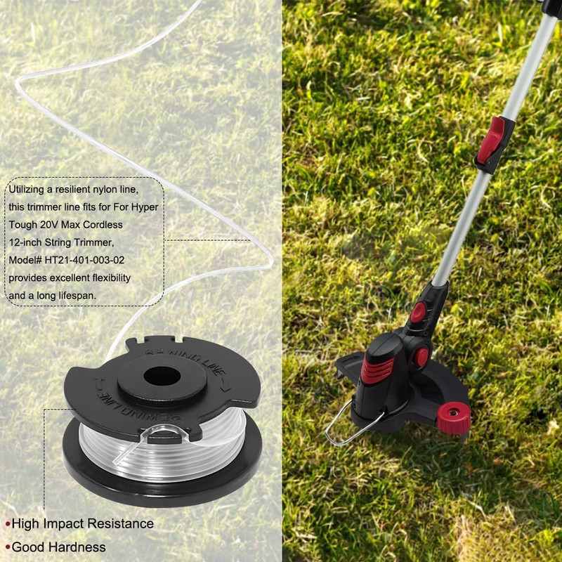 Trimmer Line Spool for Hyper Tough 20V Max Cordless String Trimmer gallery