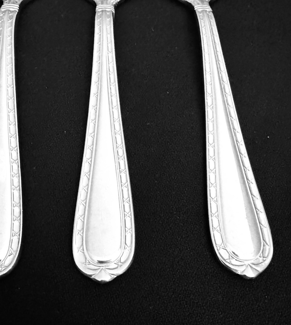 HAMPTON Silversmiths NOBILITY Set Of 4 DINNER FORKS 7 1/8" Stainless 18/10 gallery