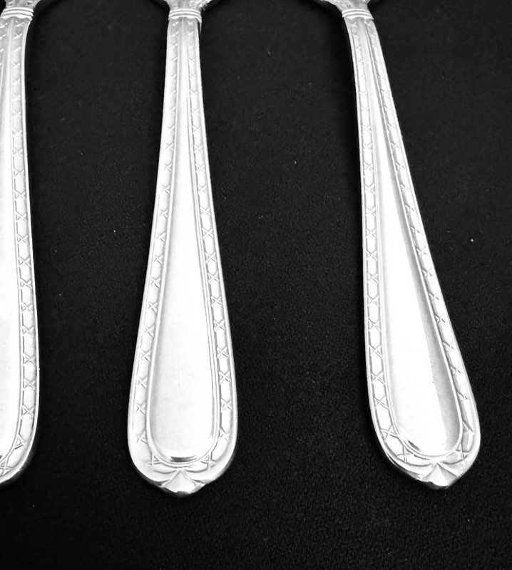 HAMPTON Silversmiths NOBILITY Set Of 4 DINNER FORKS 7 1/8" Stainless 18/10 gallery