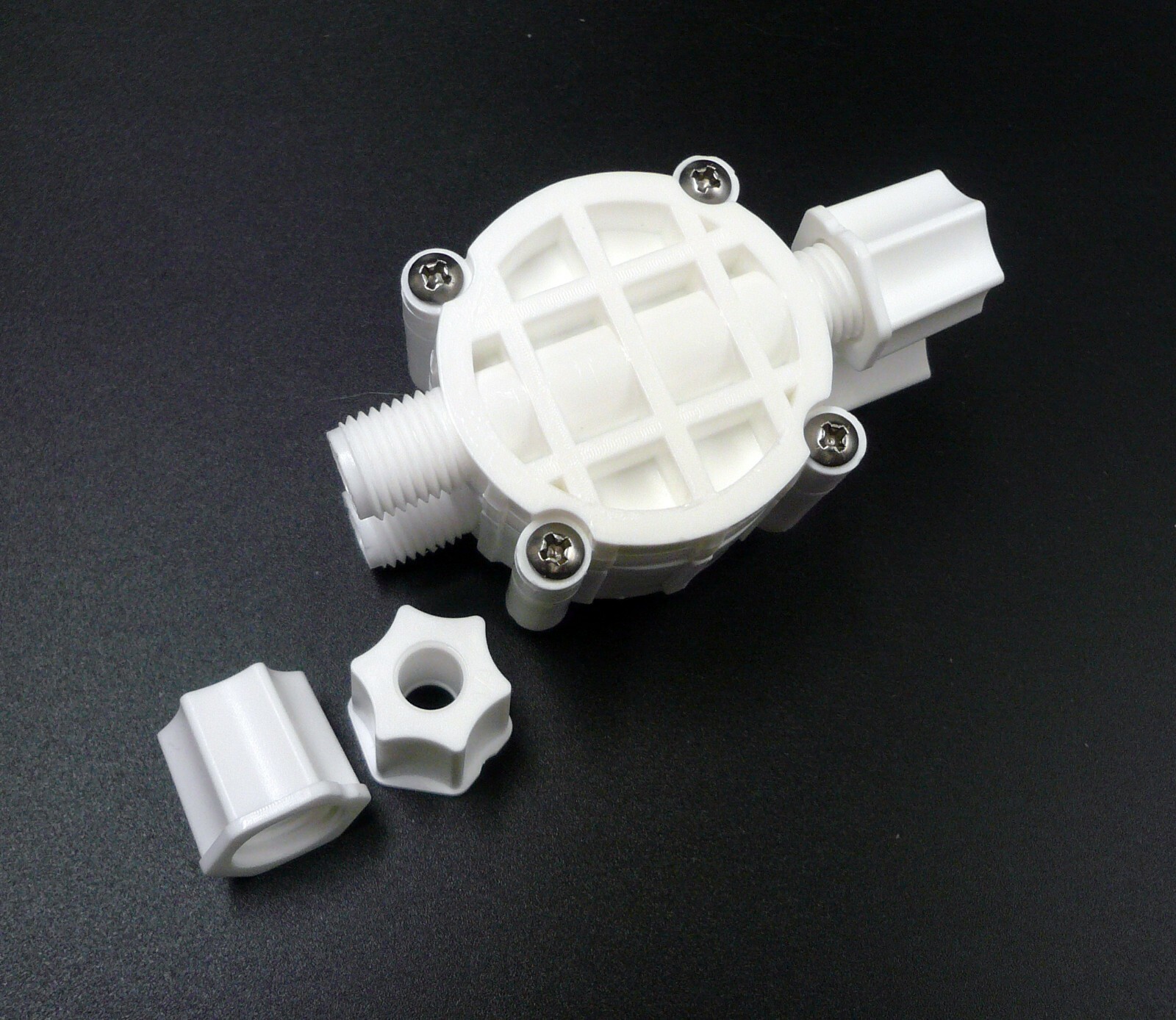 1 piece RO Automatic Shut off 1/4" , Tube compression type gallery
