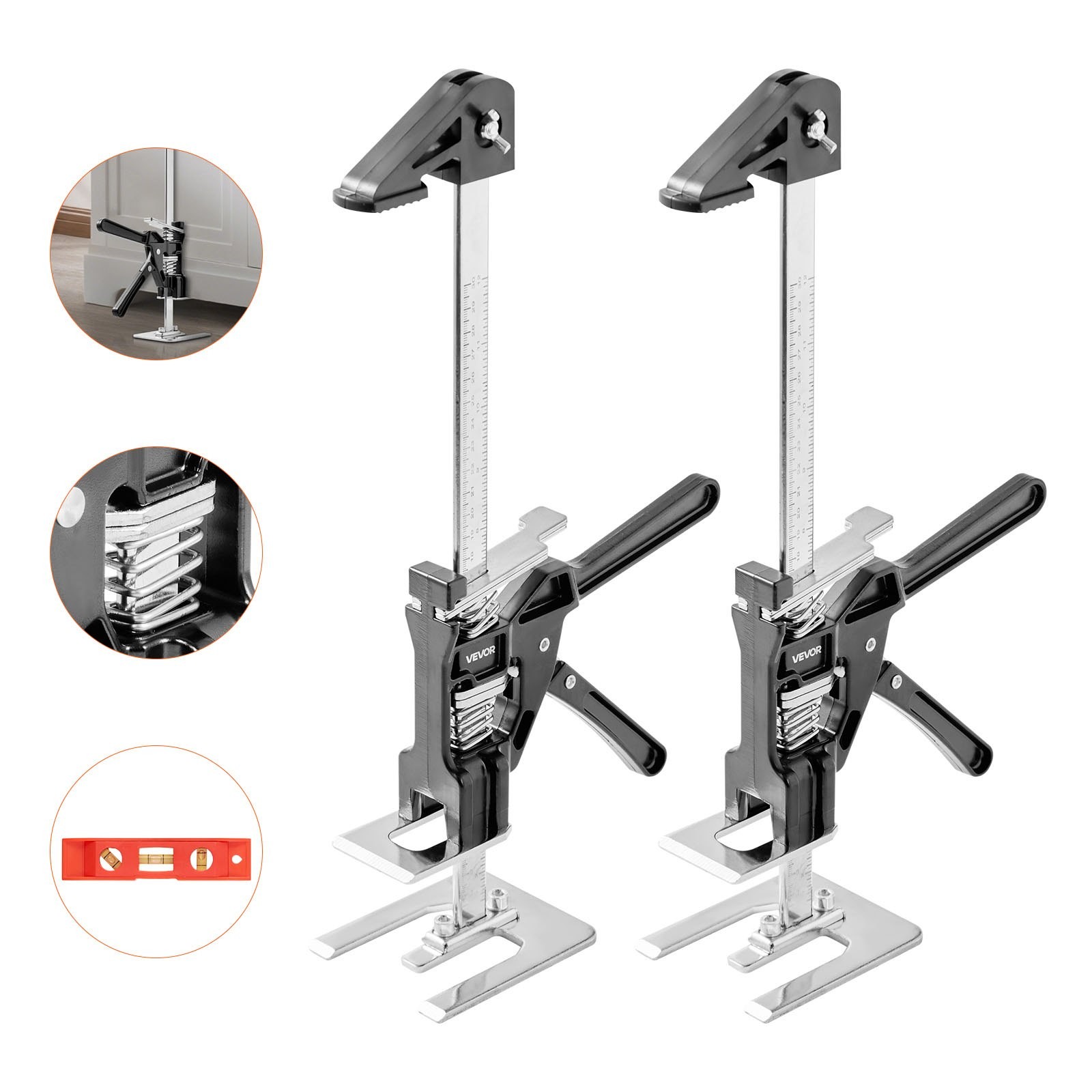 Labor Saving Arm Jack, 2 PCS 330 lbs Bearing Capacity, Lifting up to 9.8", Metal gallery