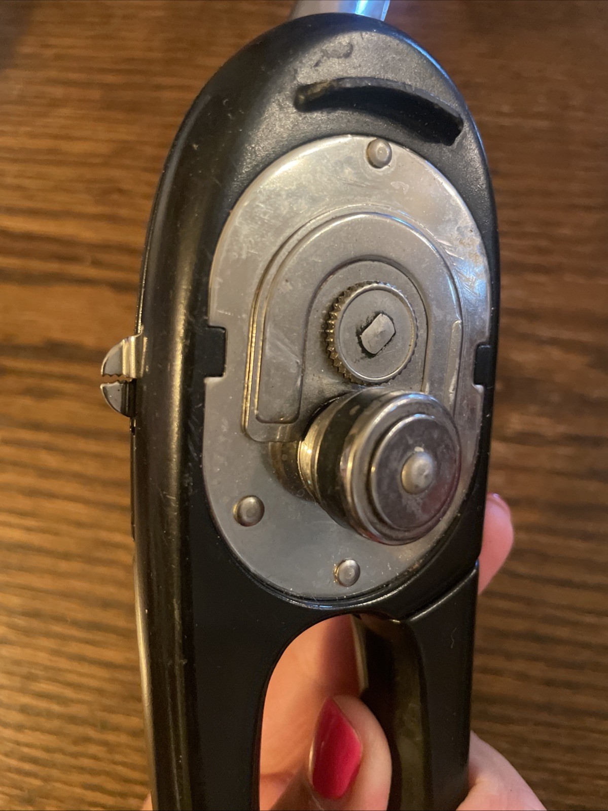 Trudeau Maison Stress Less Safety Can Opener-Black & Silver Smooth Edge gallery