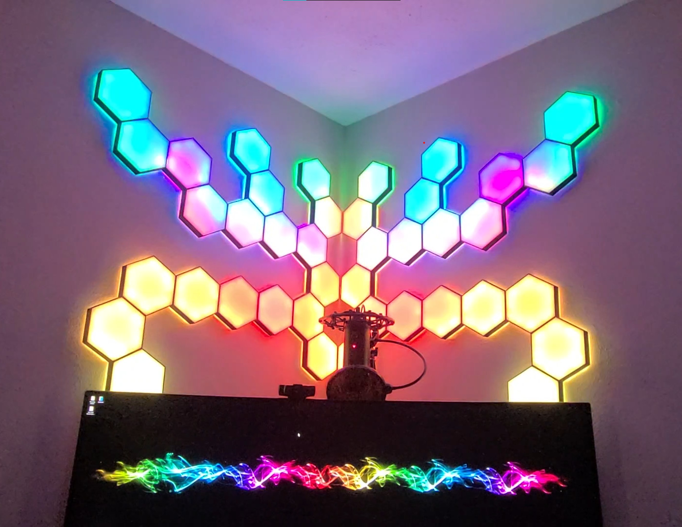 DIY HEXALEAF NANOLEAF KIT 6.5" PANELS - LED's NOT INCLUDED & ASSEMBLY REQUIRED gallery