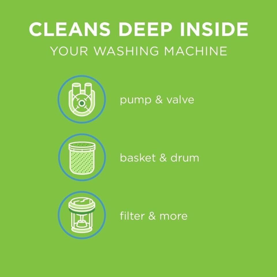 Affresh Washing Machine Cleaner, 6 Month Supply, Cleans Front Load and Top Load gallery