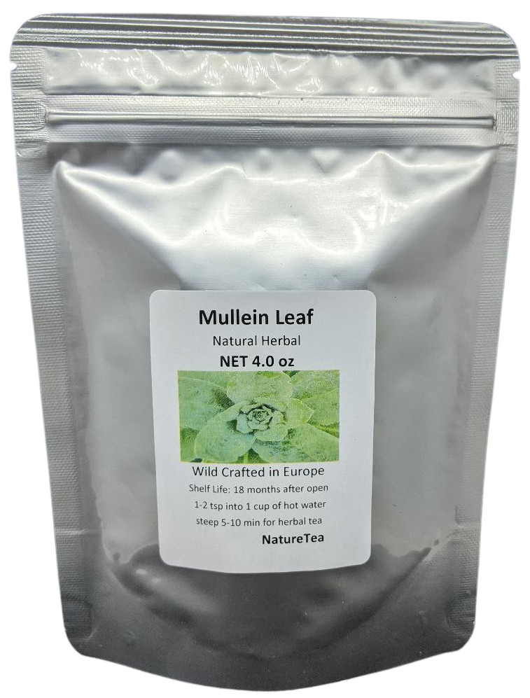 Mullein Leaf - Dried Verbascum thapsus Loose C/S from 100% Nature, Wild Crafted gallery