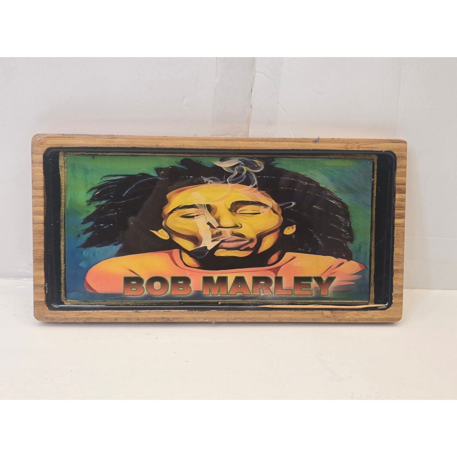 Custom Bob Marley Bamboo Tray Reggae Style Artwork by BambooMN gallery