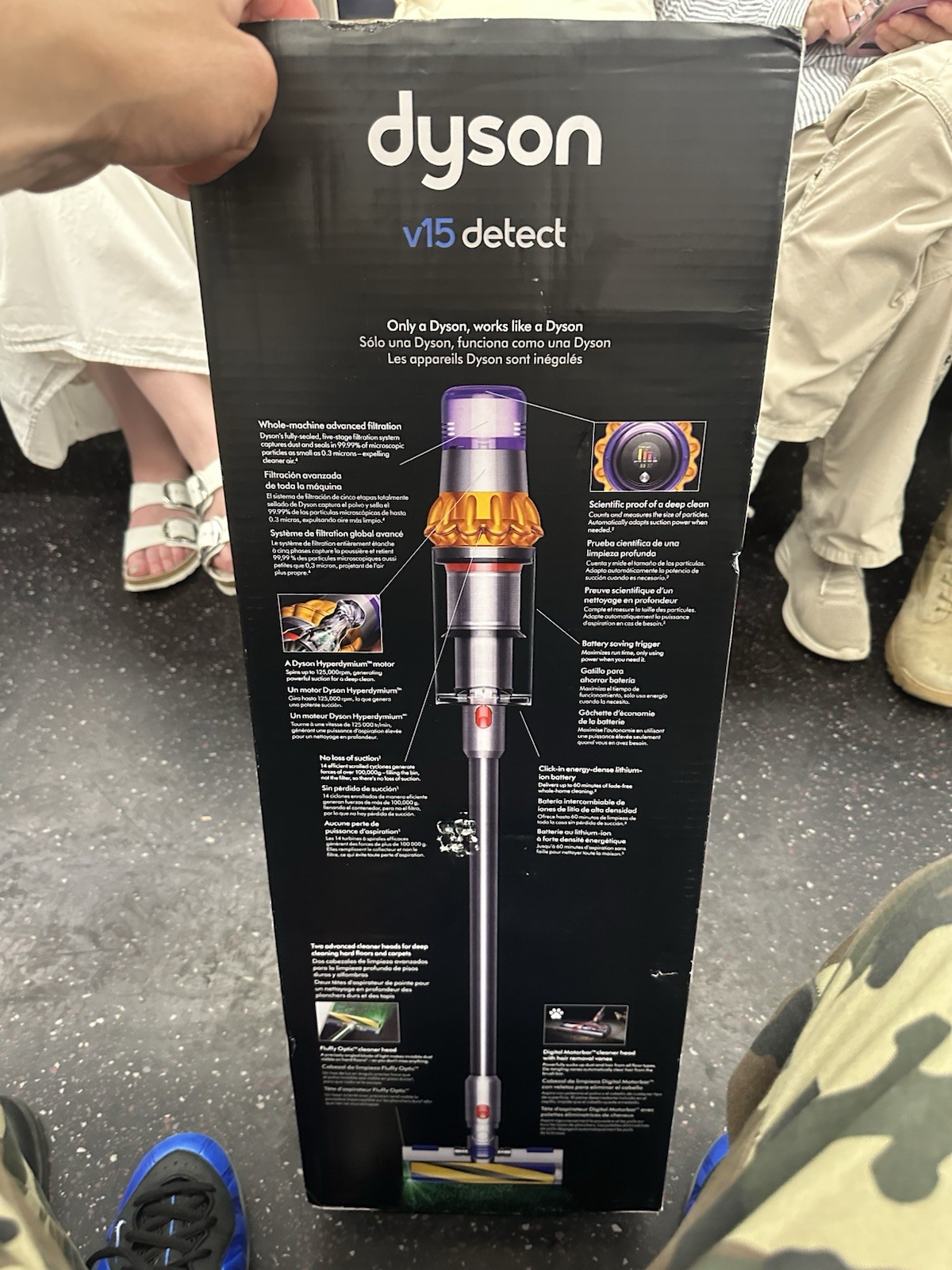 Dyson V15 Detect - Cordless Stick Vacuum (Gold) gallery