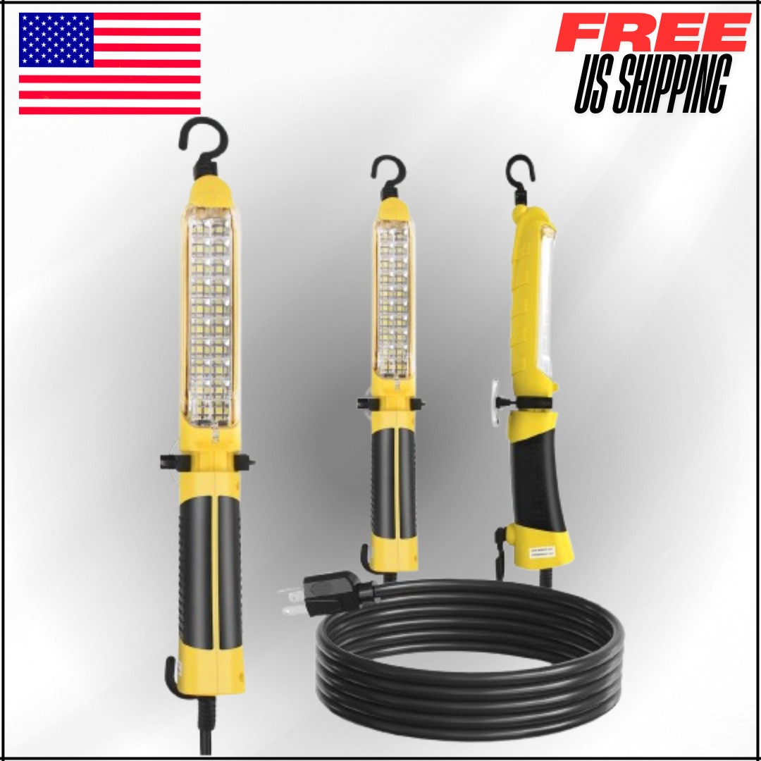 LED Work Trouble Drop Light, Handheld Corded, Strong Magnet, ETL Listed, 16 AWG gallery