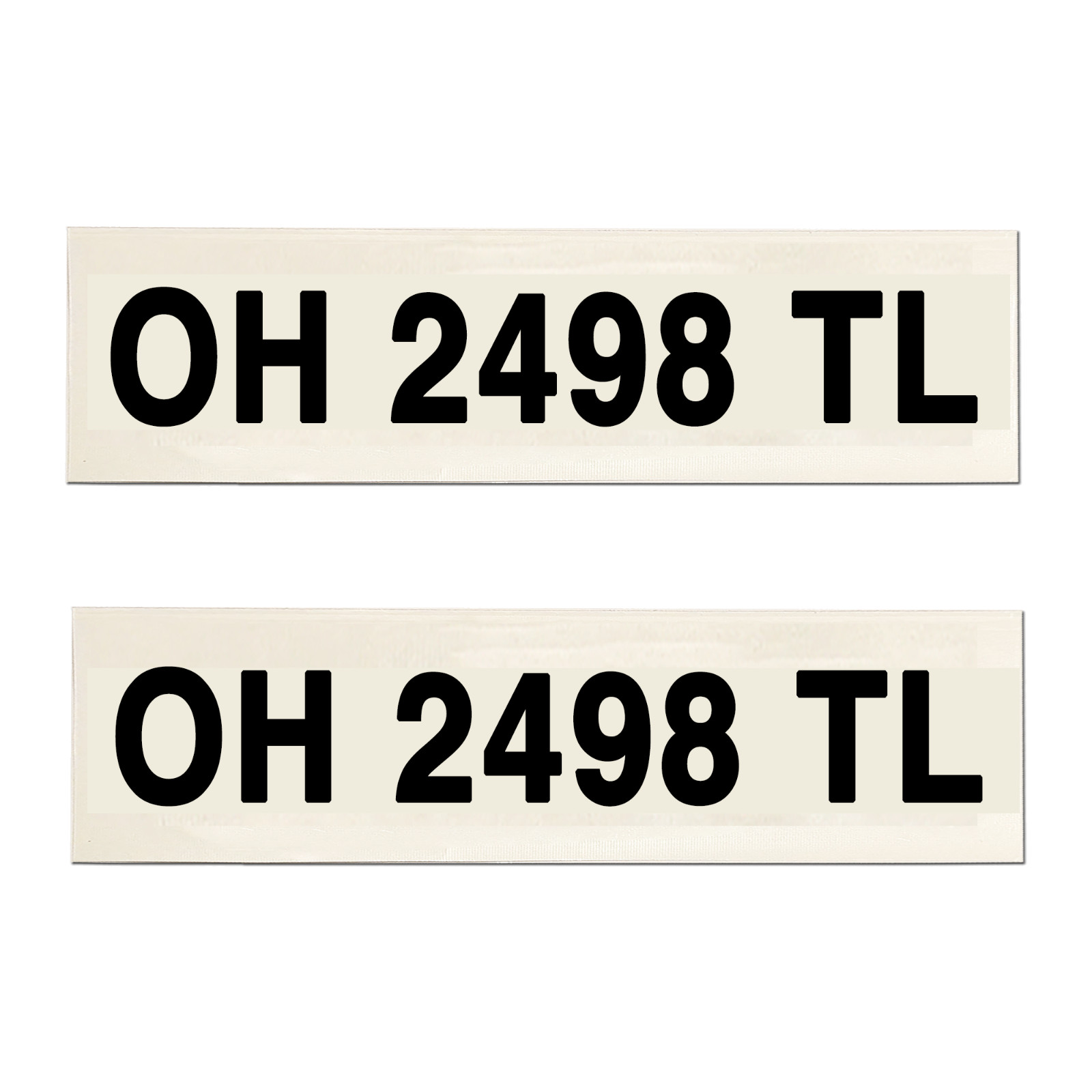 Boat Registration Numbers Vinyl Decal Sticker Set – 3" Tall - 869 gallery