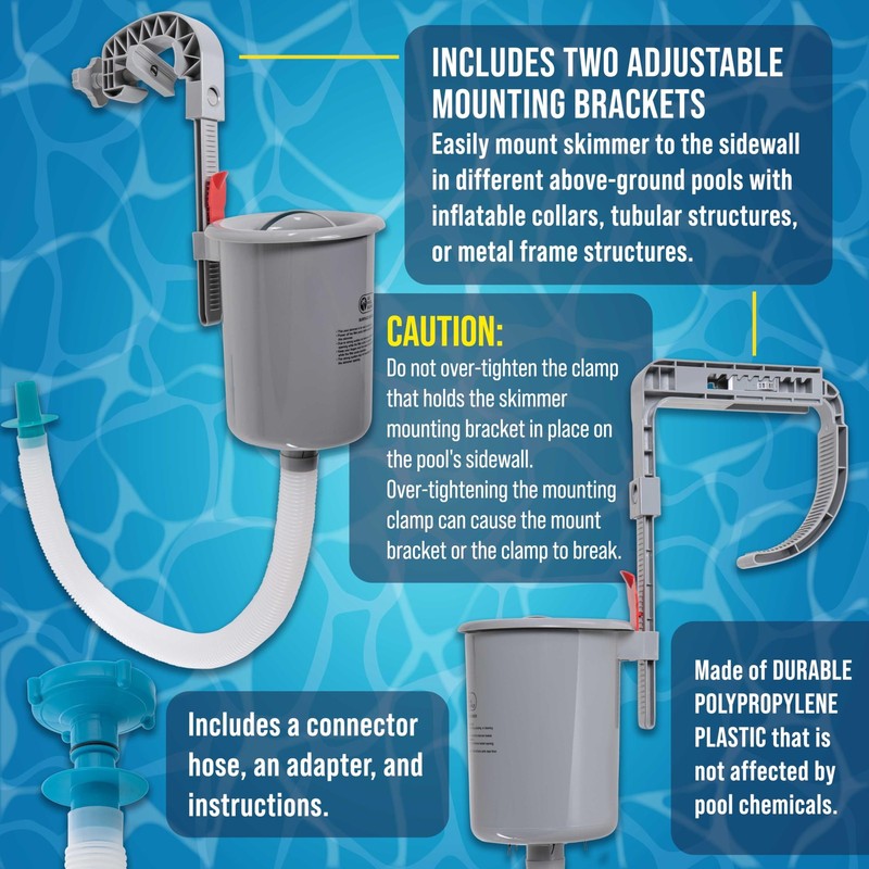 Pool Skimmer - above Ground Pool Skimmer, Floating Surface Skimmer, Accessories gallery