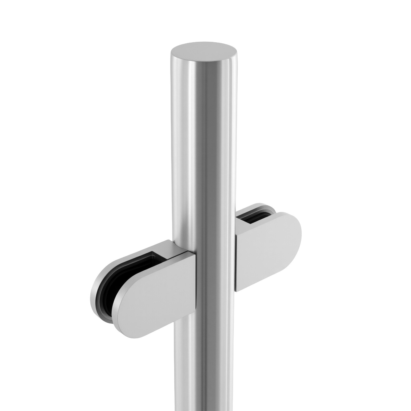 110cm Stainless Steel Glass Railing Post Balustrade Glazing Pole Handrail Stairs gallery