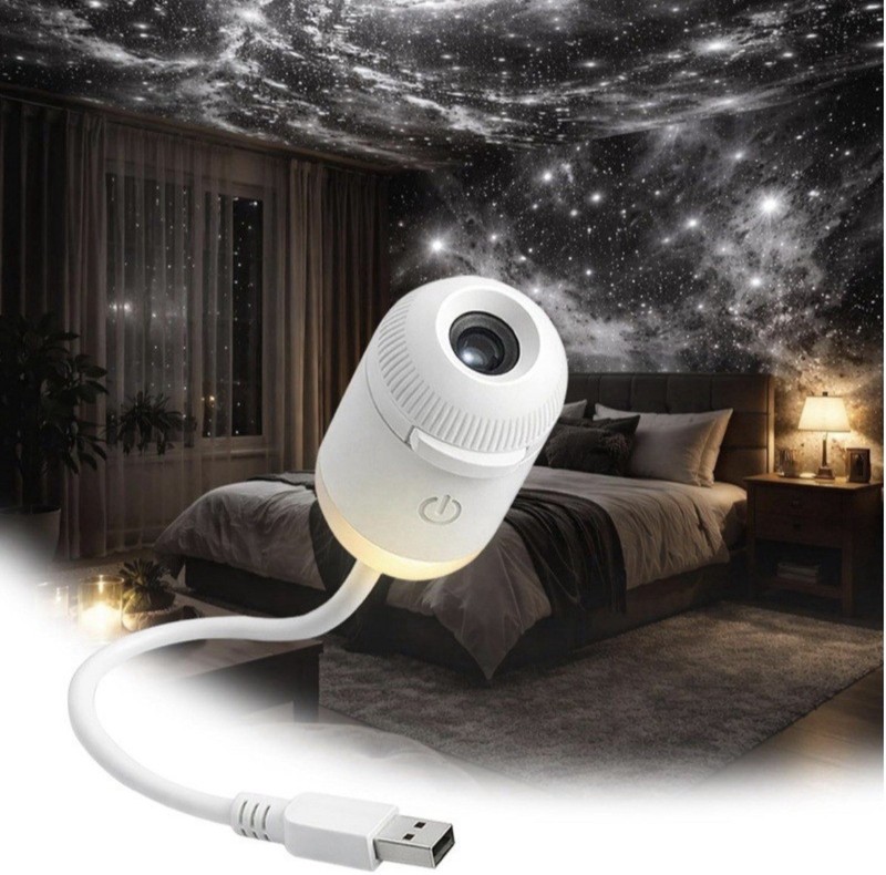 Galaxy projector, 2-in-1 starry sky projector and night light, high-resolution gallery