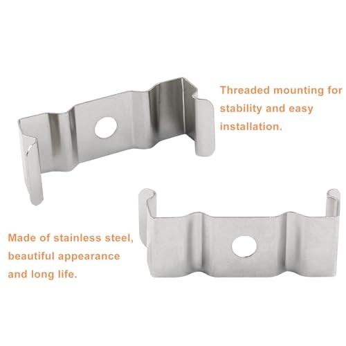Murtenze T8 Led Light Clips Bracket Hanger for Integrated Tube Light T8 x 40 gallery