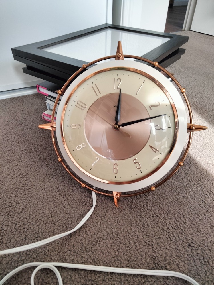 Retro Wall Clock 1960s-1970s