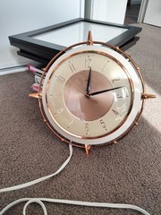 Retro Wall Clock 1960s-1970s