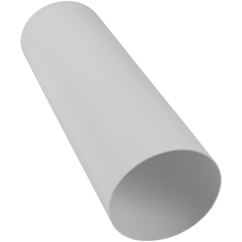 4-inch Round Straight Plastic Ventilation Duct 12-inch Long Rigid Pipe gallery