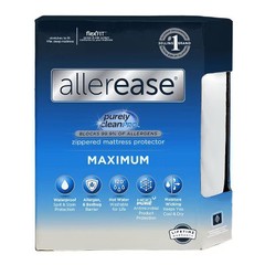 Full Maximum Bed Bug and Allergy Mattress Protector White – AllerEase