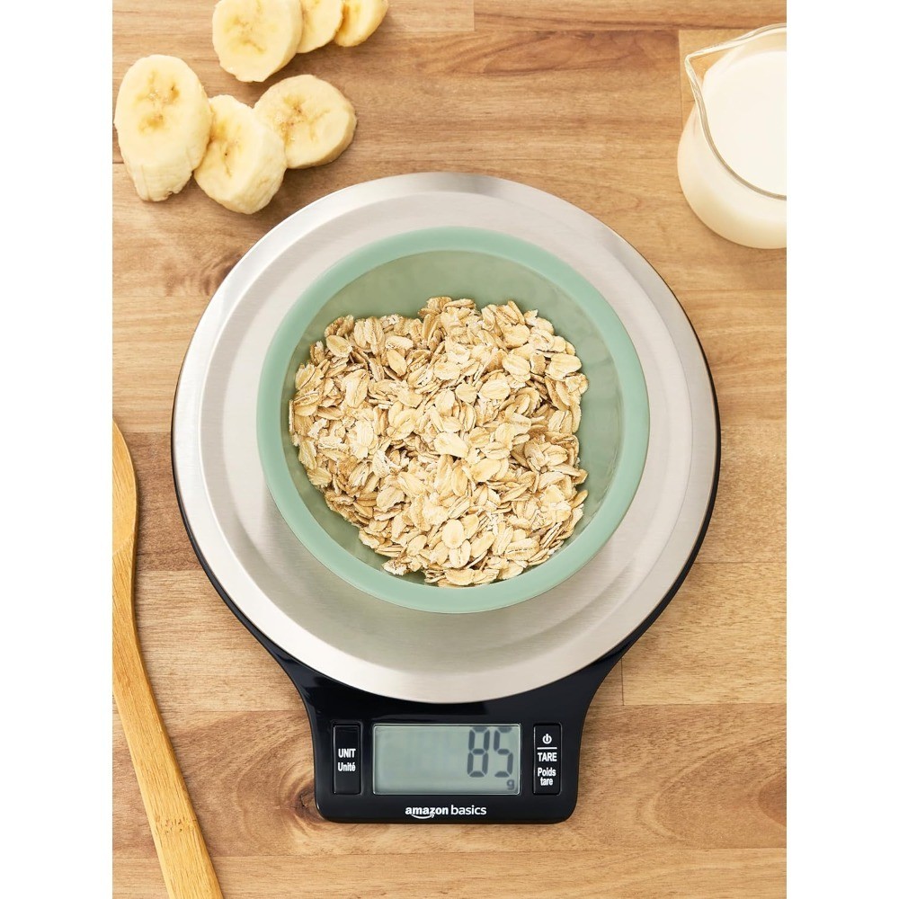 Digital Kitchen Scale LCD Display Tare Function Multiple Units 11 Pounds gallery