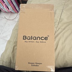 Balance Deeper Sleeper Bed Pillow, White, 20 x 8 in (20 in L x 8 in W)