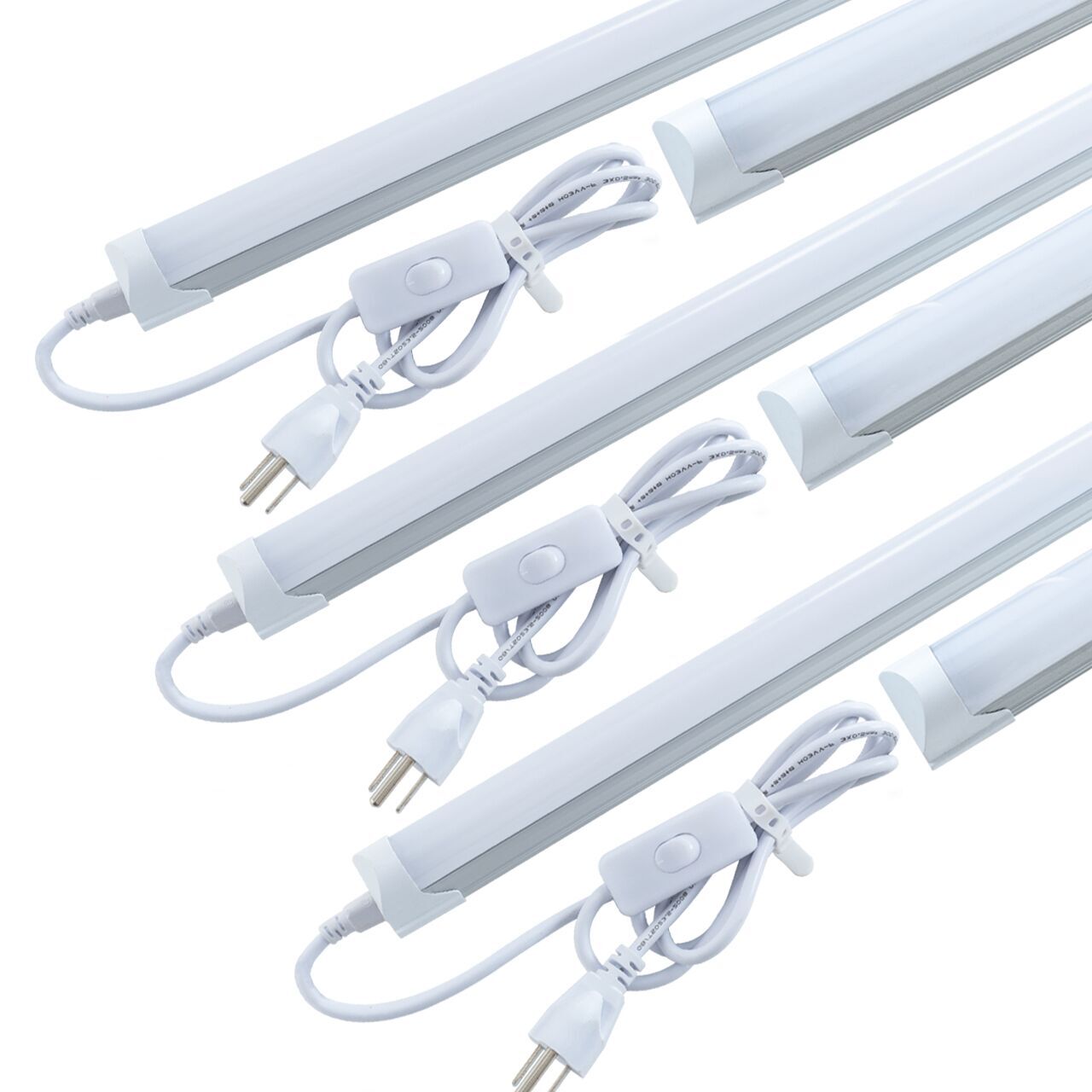 4FT 6 Pack LED Shop Light T8 Linkable Ceiling Tube Fixture 24W Daylight 6000K gallery