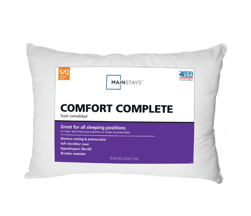 2 Pack Comfort Complete Bed Pillow Standard Queen Size for Better Sleep gallery
