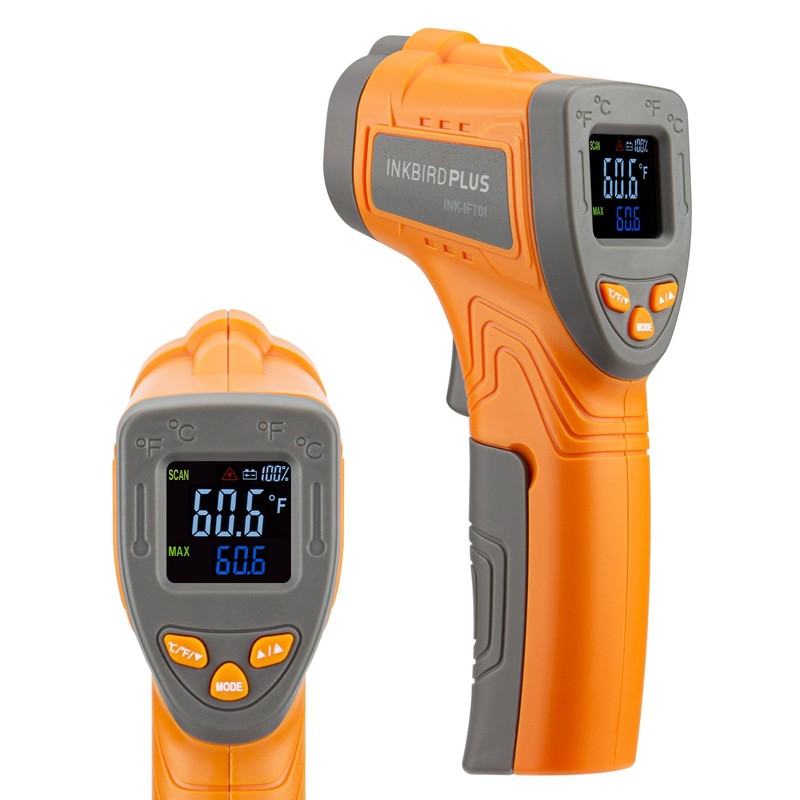 INKBIRD Automatic Smoker Fan Controller WiFi Bluetooth Infrared Thermometer Gun gallery