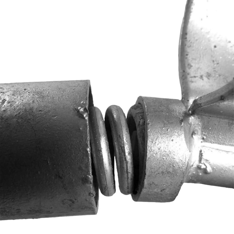 Chain link Gate Spring Closer - Self Closing Gate Spring Closer - Includes Bolts gallery