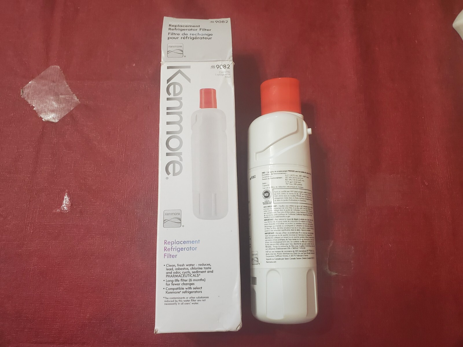 Kenmore Replacement Refrigerator Filter 9082 Long Life Filter Reduces Chlorine gallery