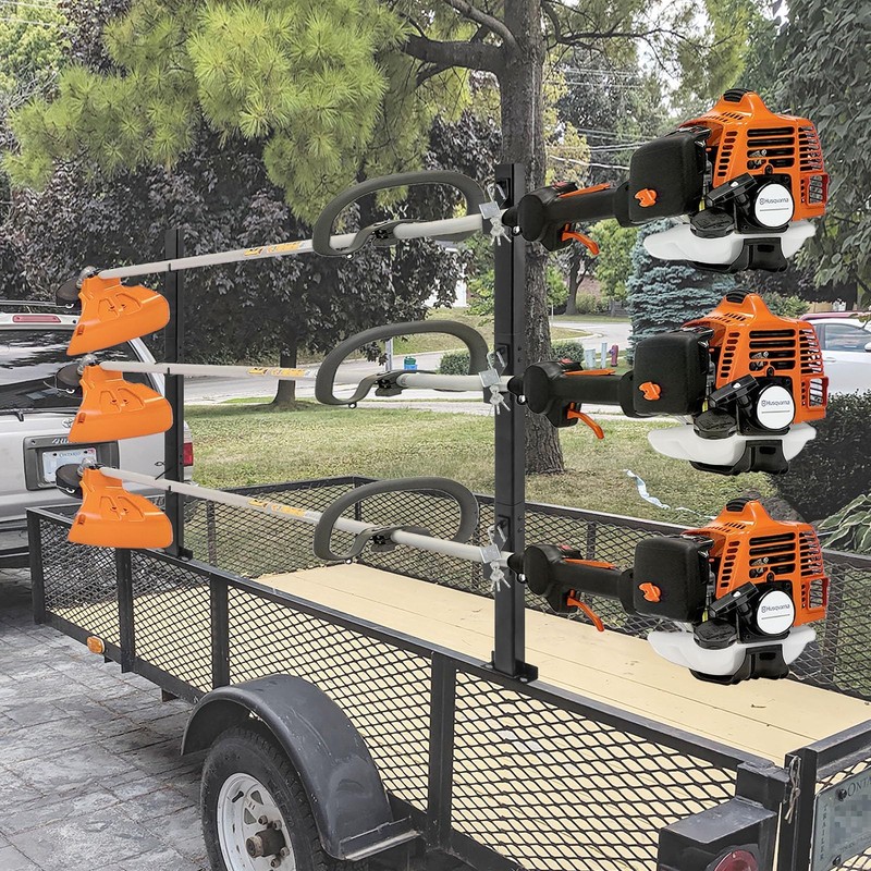Weed Eater Racks for Open Trailer - Trimmer Rack Weedeater Rack for Trailer L... gallery