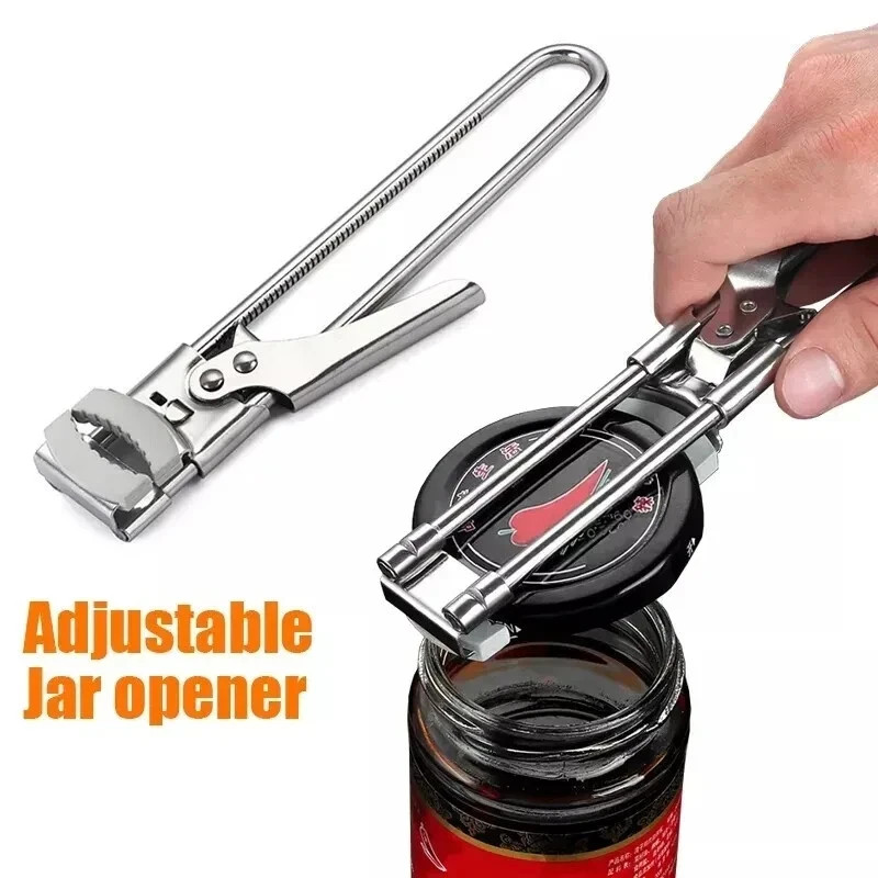 Master Opener– Adjustable Multifunction Jar & Bottle Opener Stainless Steel Tool gallery