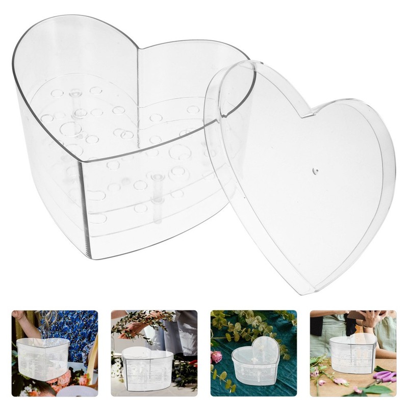 Heart Shape Box for Flowers Shaped Floral Arrangement Valentines Day Boxes gallery