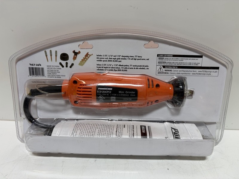 Power Care Electric Chainsaw Sharpener 120 Volt #467-164 gallery