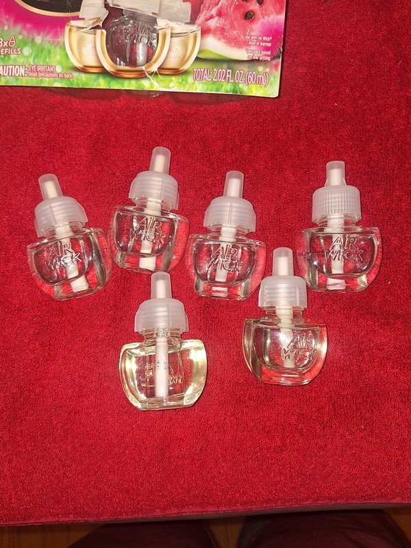 29pc Air Wick Multiple Essential Oil Refills - Cotton Watermelon Raspberry, Ect gallery
