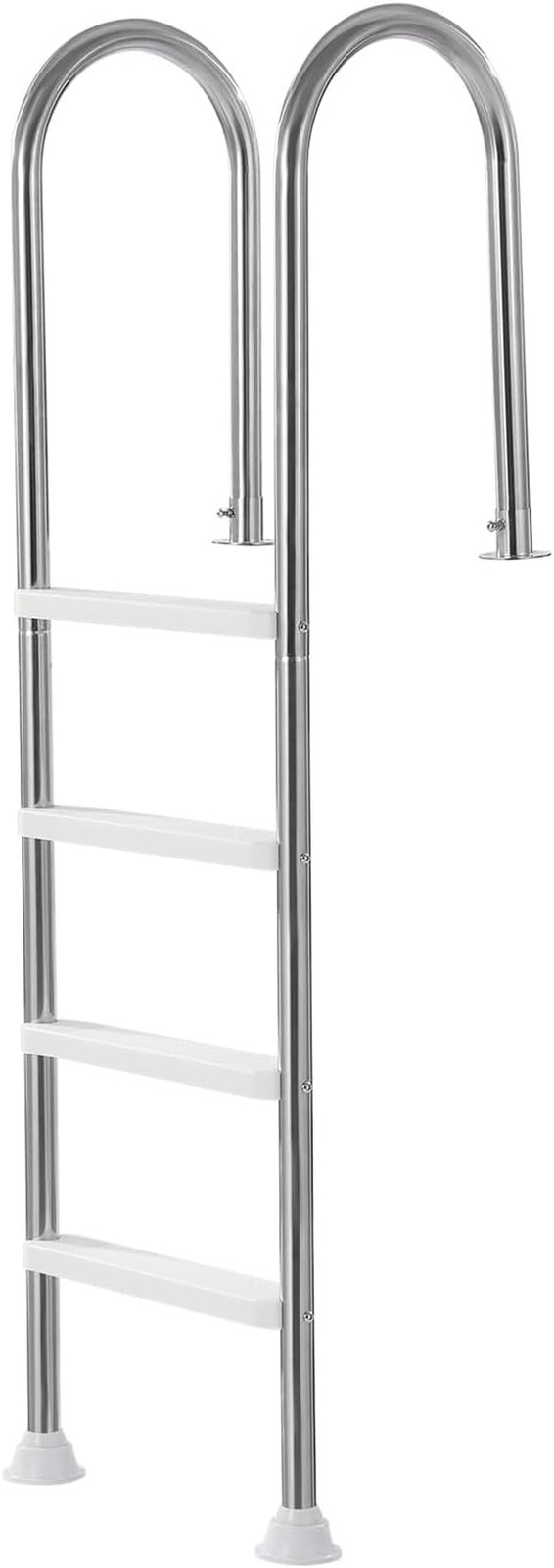 4-Step Stainless Steel Pool Ladder with Double Handrails, 265 Lbs Capacity gallery