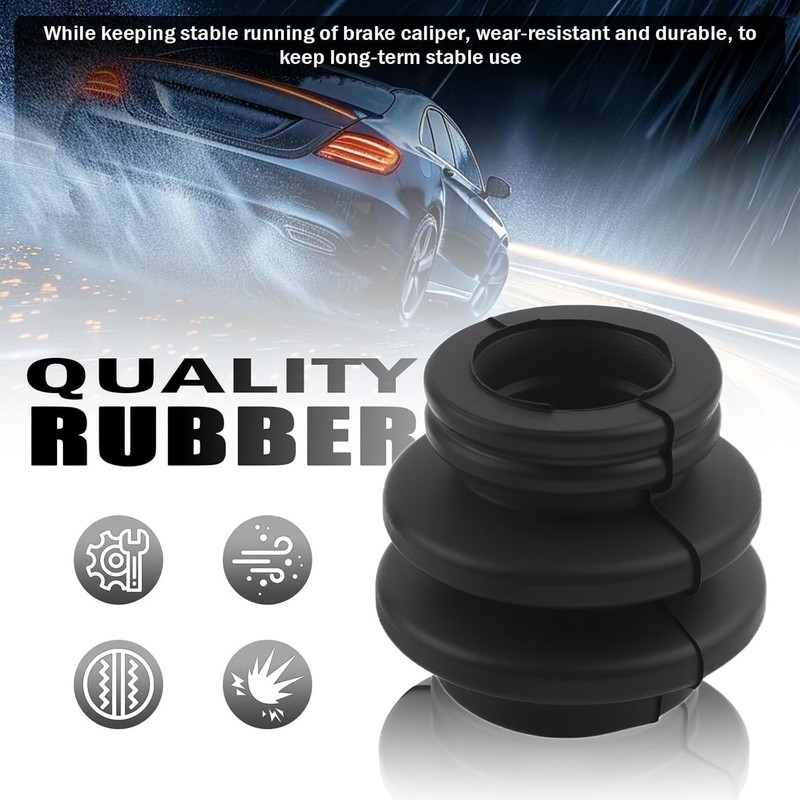4PCS Brake Caliper Pins Bushing Kit Rubber,Dust Resistant Brake Caliper Rebuild gallery