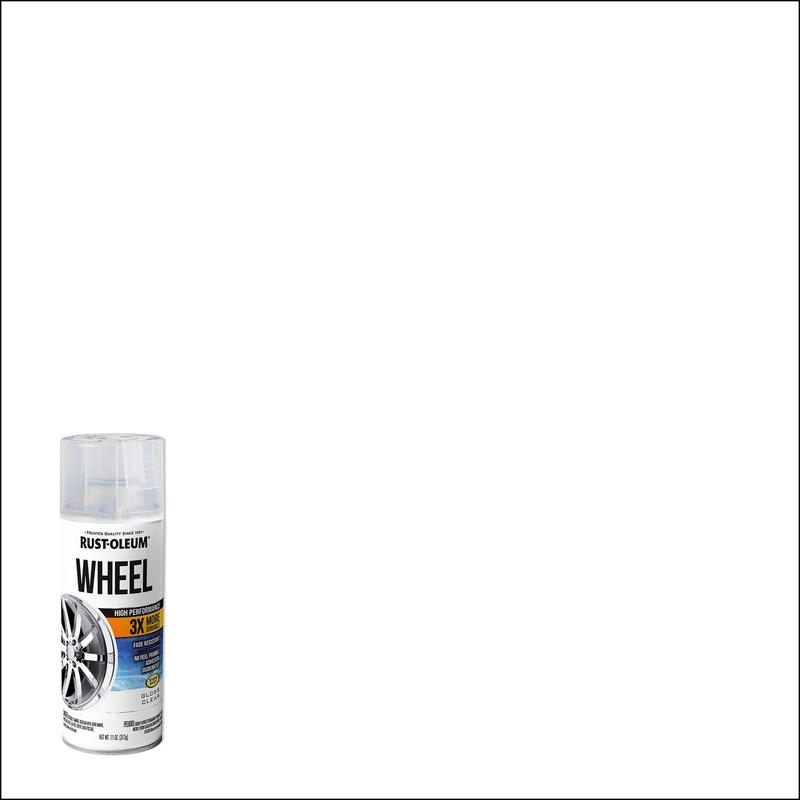 Rust-Oleum Automotive High Performance Wheel 3X, Gloss Clear, 11 Oz - 366439 gallery