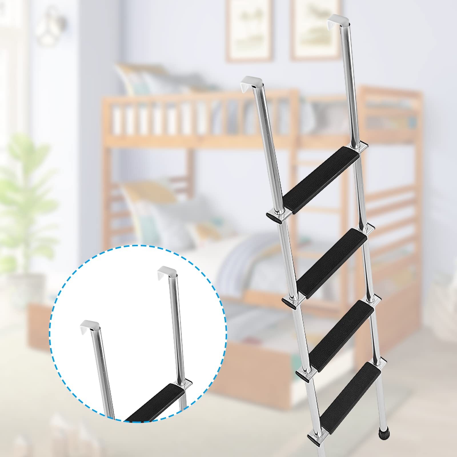 2 Pack Bunk Bed Ladder Hook 1" Replacement Hardware for Camper RV Bunk Ladder gallery