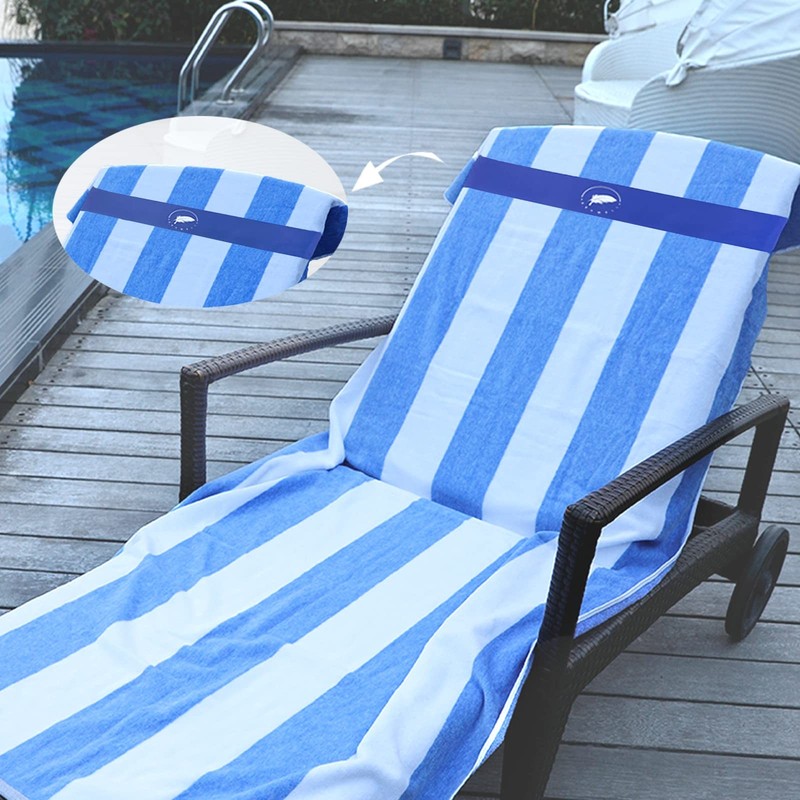 Towel Bands (6 Pack) - Stretch Beach Clips for A Mix 6 Colors gallery