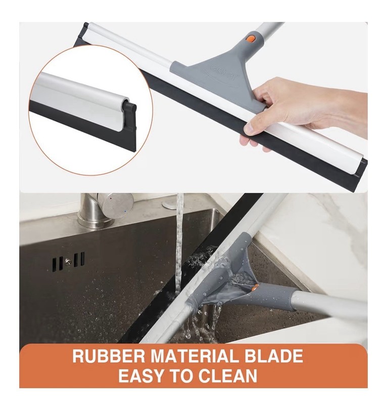Eazer Extendable Aluminum Squeegee, Click & Lock, Rubber Blade, Multi-Surface gallery