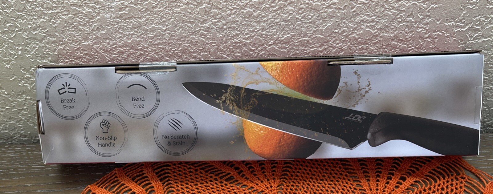 Lux Decor Collection 7 Piece Stainless Kitchen Knife Set - Steak-Cheese-Pizza gallery