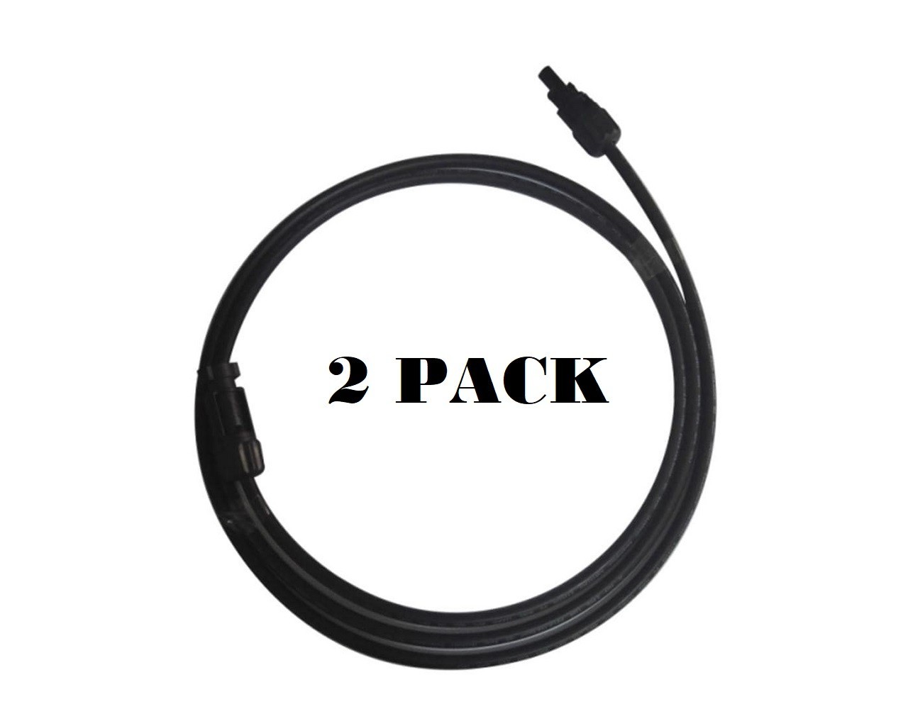 2 Pack - Hoymiles Solar Panel 3' DC Power Extension Cable 1m for Microinverters gallery