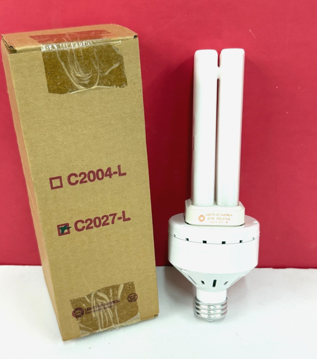 27W 120V Compact Fluorescent LIGHT BULB LAMP 2700K 100W-Equiv FDL27LE C2027-L gallery